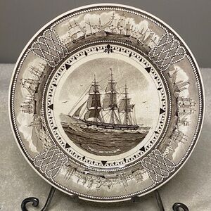 Wedgwood The American Clipper Ship Plate "Ann McKim"